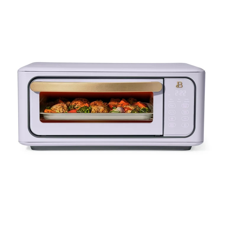 Beautiful Infrared Air Fry Toaster Oven, 9-Slice, 1800 W, Lavender by Drew Barrymore | Walmart (US)