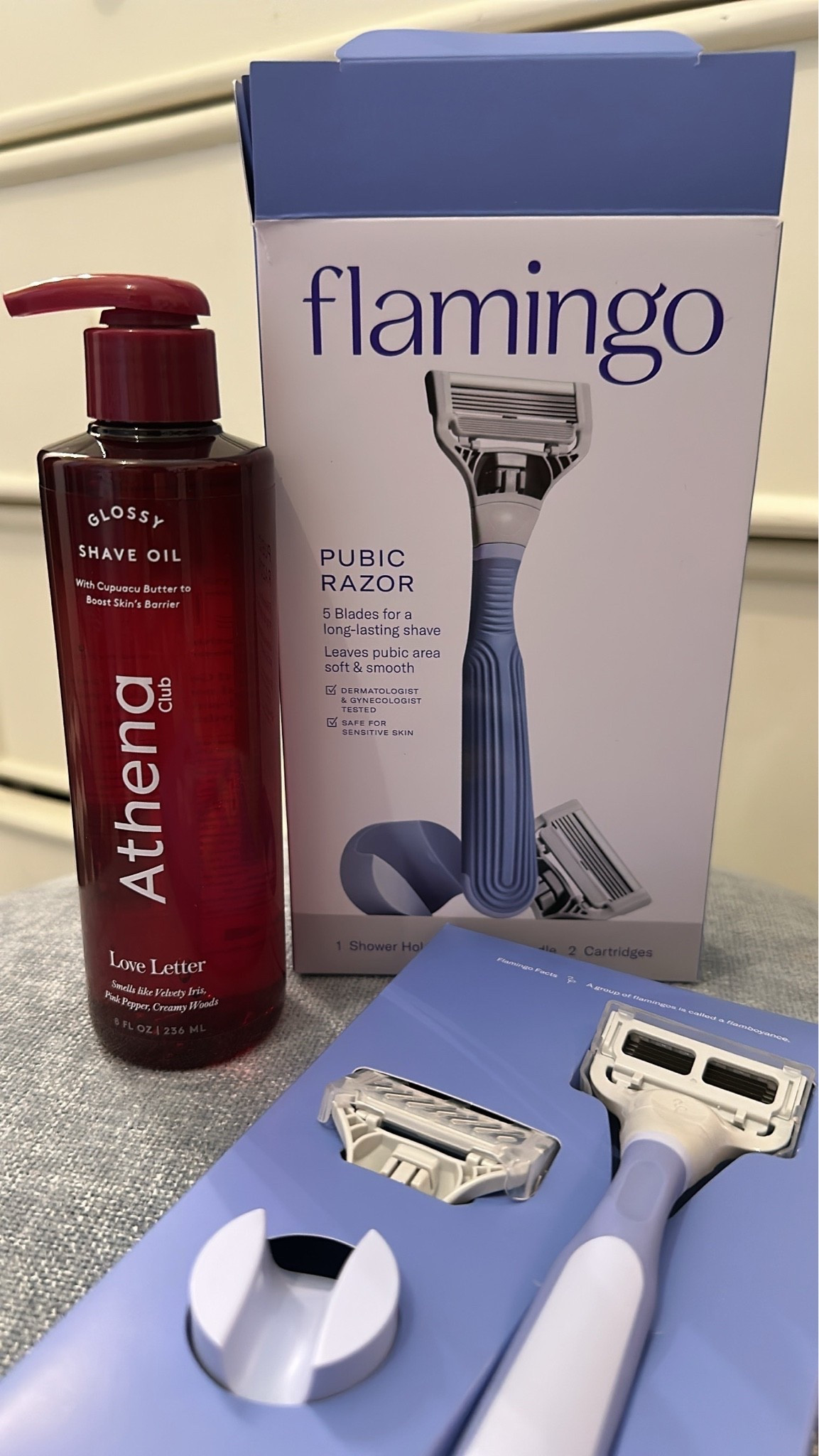Girly… I finally added the Athena Club Love Spell Shave Oil and my favorite Flamingo Razor to my LTK. 🤍 Such a good combo for the smoothest shave. Linked if you’ve been wanting to try them!

#LTKgrwm #LTKselfcare #LTKBeauty