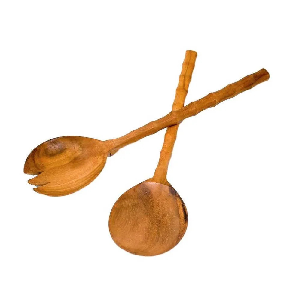 Bamboo Handle Serving Tongs | Sea Marie Designs