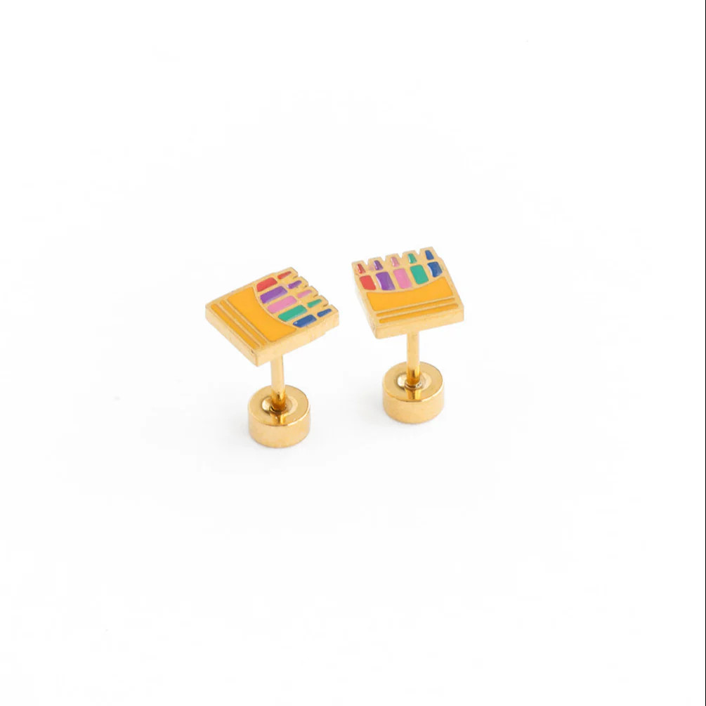 Crayon Stud Earring | Pip Pop Post