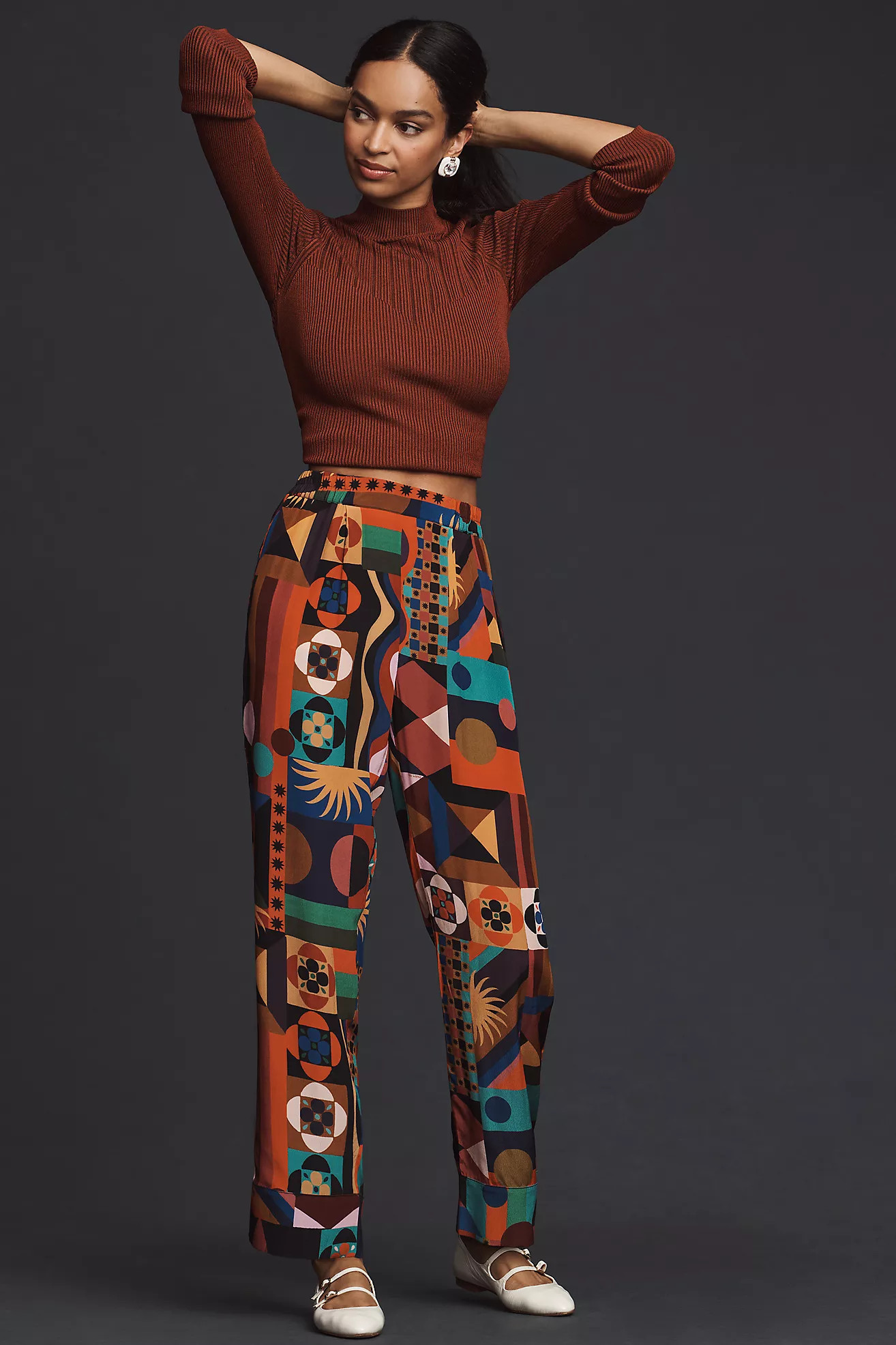 Farm Rio Tropical Multicolor Pants | Anthropologie (US)