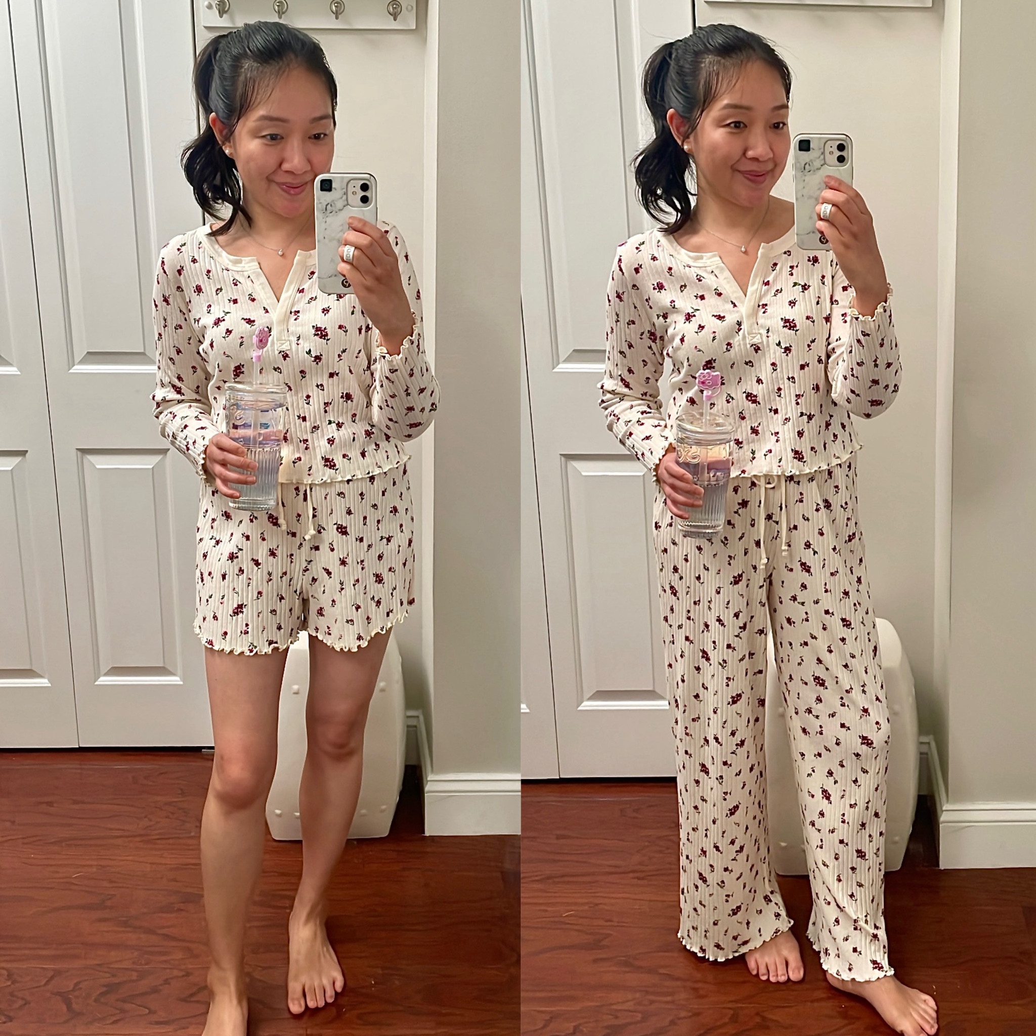 Old Navy matching pajama set with shorts and long pants. Available in more colors.

Top in S petite
Shorts and pants in XS petite

Hello Kitty 50th Anniversary Glass Tumbler

#LTKOver40 #LTKSaleAlert #LTKFindsUnder50
