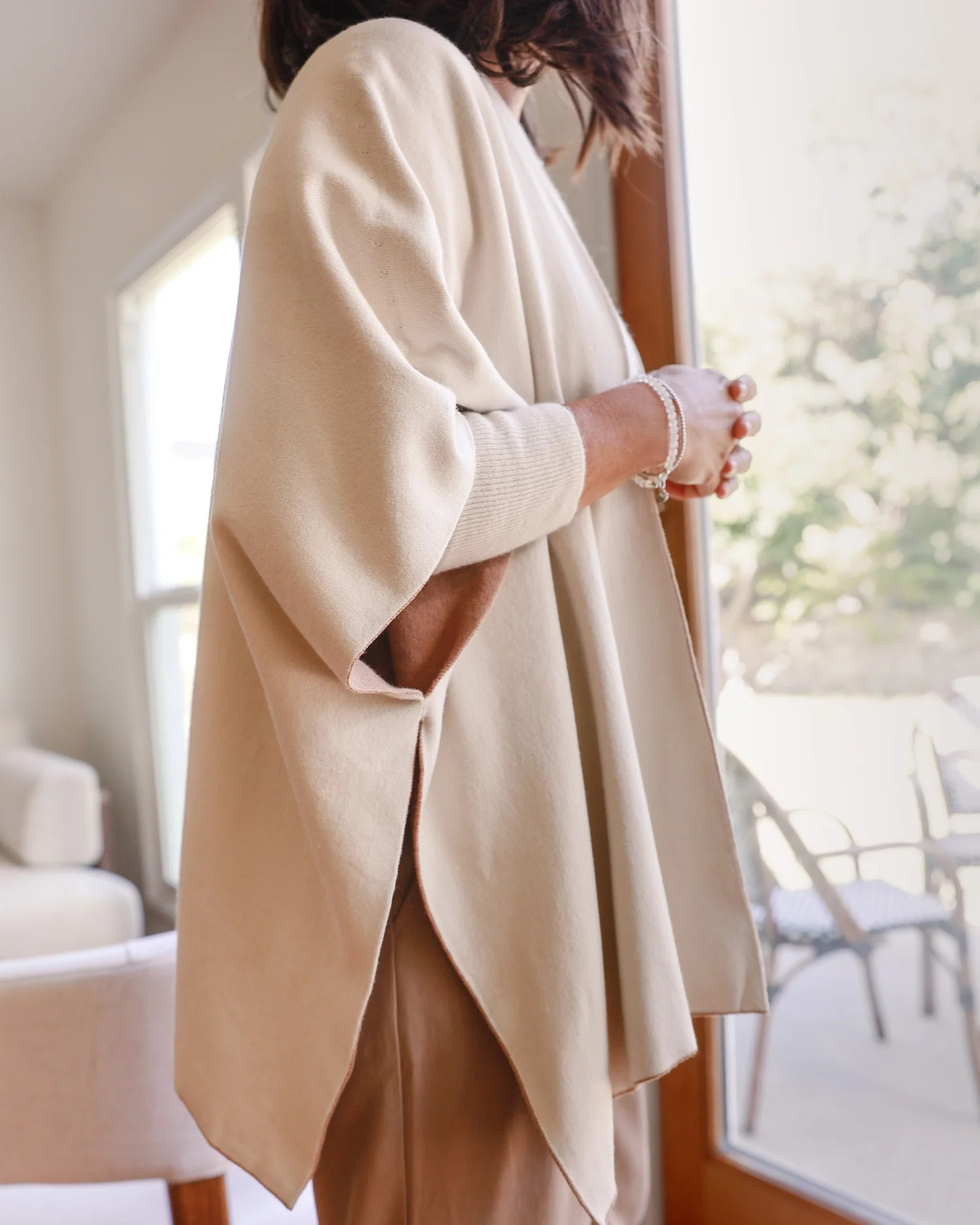 Reversible Wrap Poncho | Edited Pieces