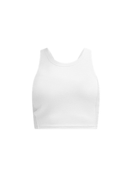 Ribbed Softstreme Cropped Tank Top | Lululemon (US)