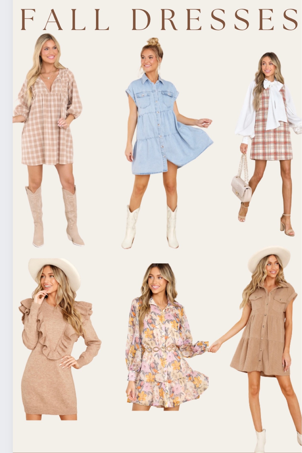 Fall dresses perfect for Thanksgiving.

#LTKstyletip #LTKunder100 #LTKbeauty