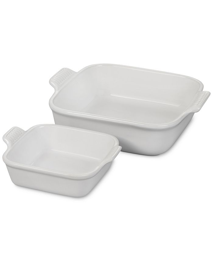 Le Creuset Heritage Square Baking Dishes, Set of 2 & Reviews - Bakeware - Kitchen - Macy's | Macys (US)
