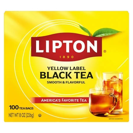 Lipton Black Tea Bags, 100 Count | Walmart (US)