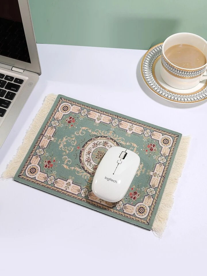 Bohemian Style Mouse Pad & Placemat & American Coffee Cup Coaster, Anti-slip & Heat-resistant & V... | SHEIN