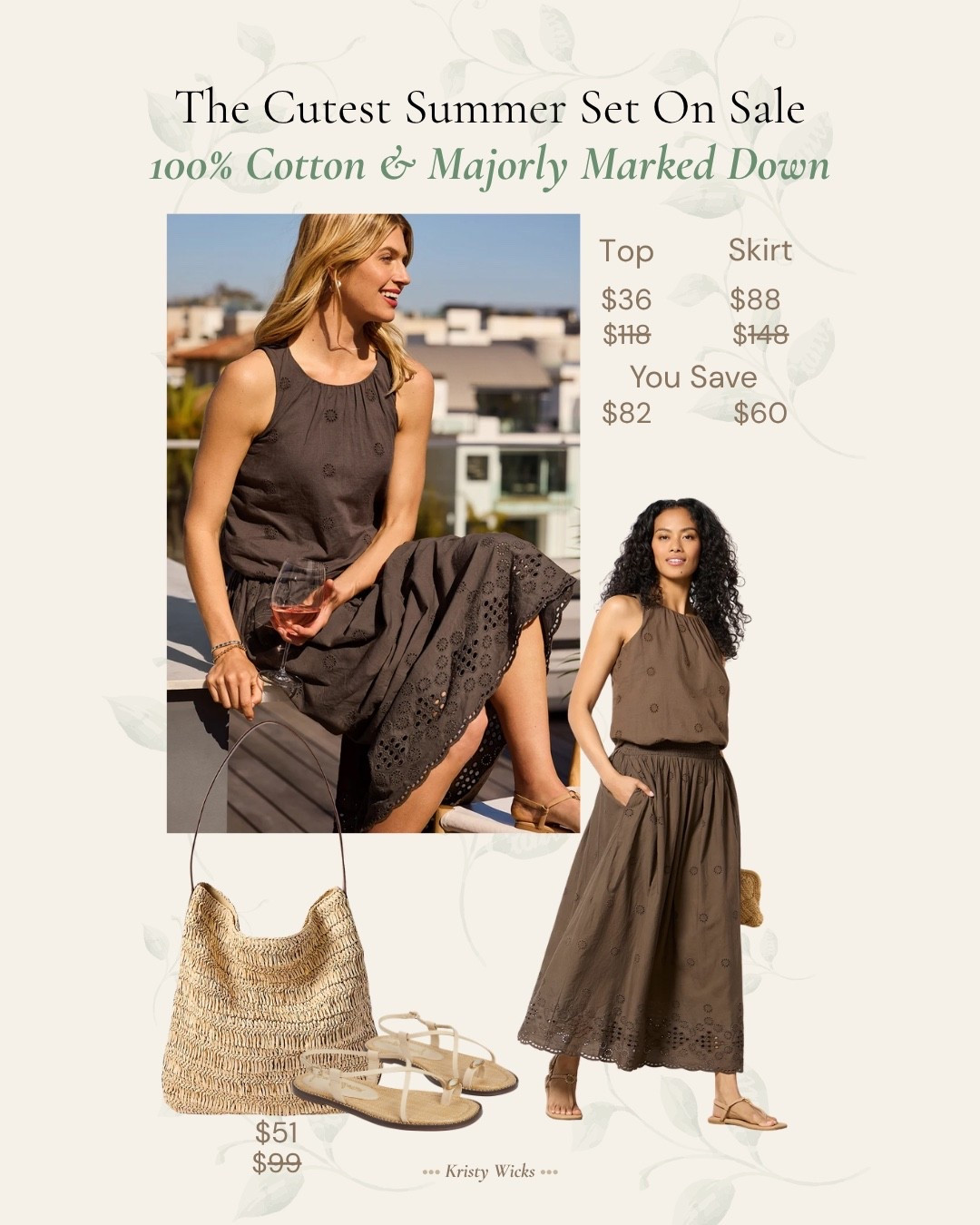 The cutest summer set on sale! 

100% Cotton & majorly marked down! 👏

#LTKSaleAlert #LTKTravel #LTKootd