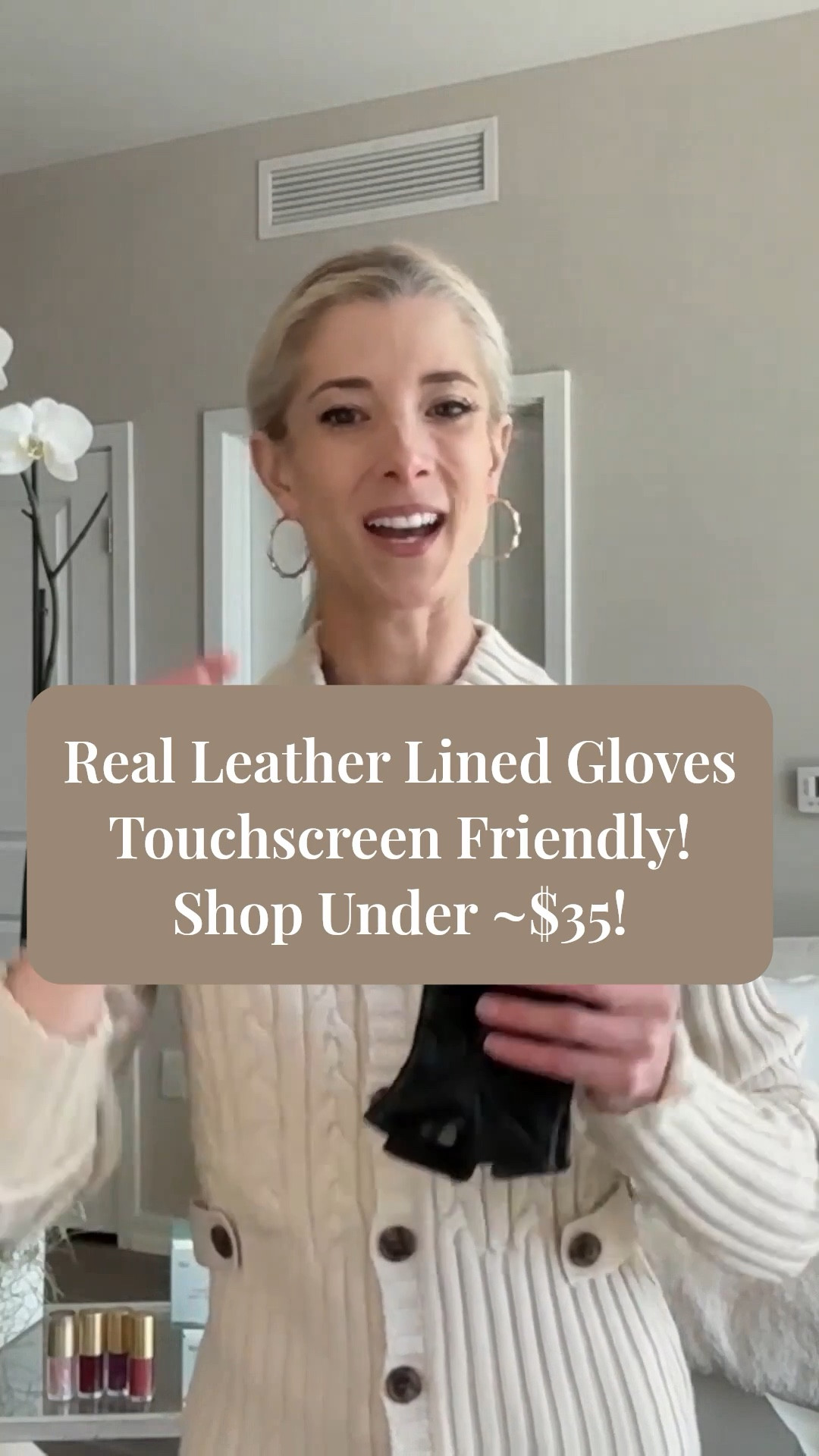 Real Leather Lined Gloves Touchscreen Friendly!
Shop Under ~$35! LTK finds under 50 women’s fashion and women’s accessories for winter. I chose classic chic black leather and am wearing a size medium in women’s gloves about a size 7! LTK grwm LTK ootd finds for LTK seasonal winter chic fashion and style. Amazing LTK gifts as well!! 

#LTK grwm live on My Chic Style Live 

#LTKootd #LTKgrwm #LTKSeasonal