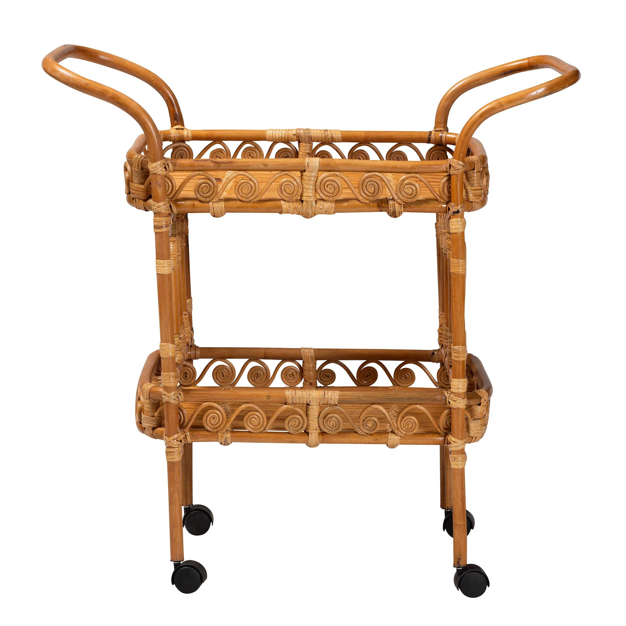 Cread Solid Wood Bar Cart | Wayfair North America