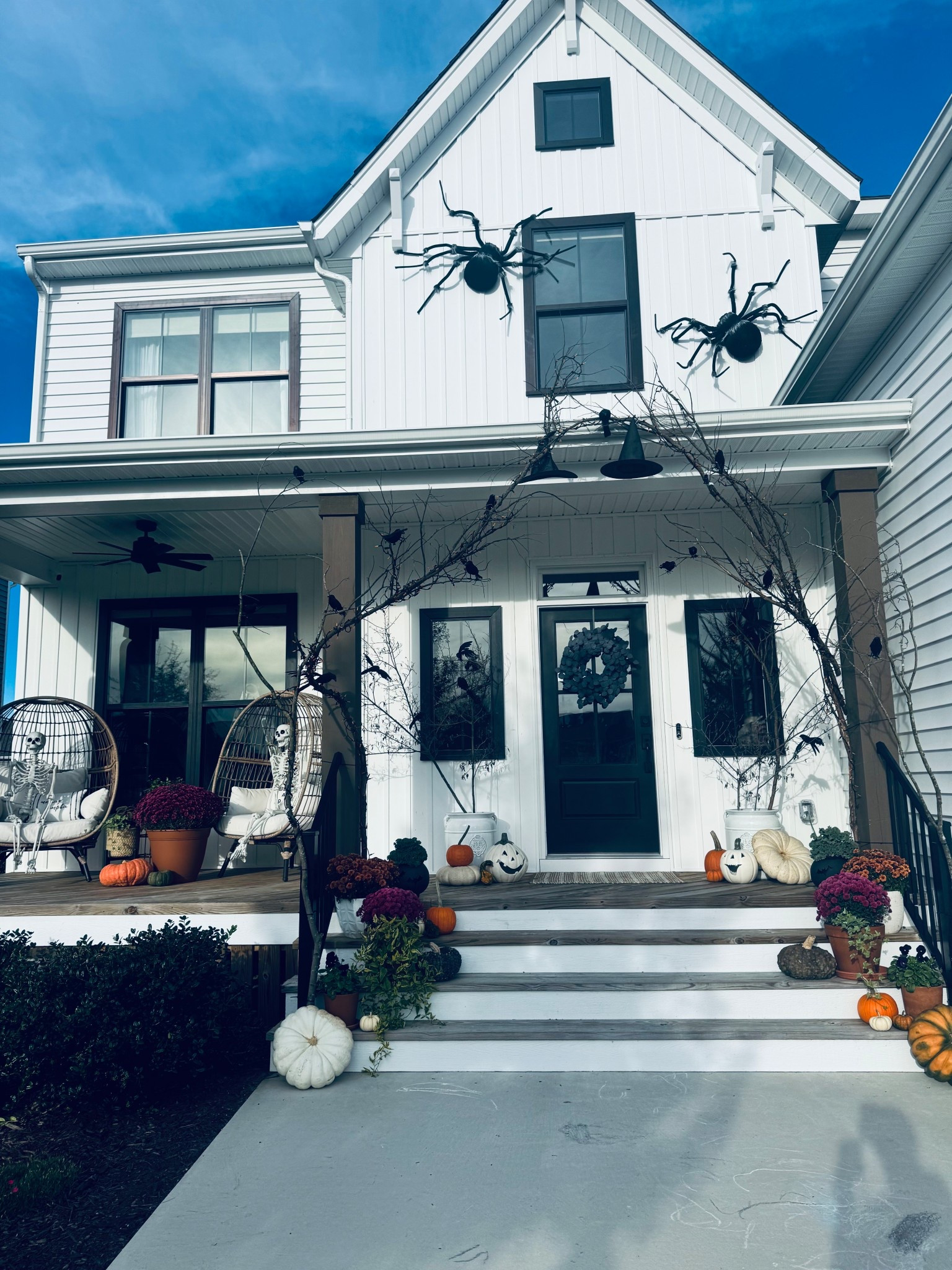 the spiders we put on our house every Halloween are back in stock. they have held up so well in the rain. we’ve had the same ones for three years #holidaydecor

#LTKSeasonal #LTKHome