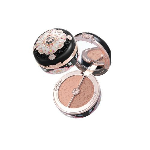FlowerKnows - Butterfly Cloud Collar Highlighting & Blush Duo Powder - 6g - 05 Pearwood | Stylevana