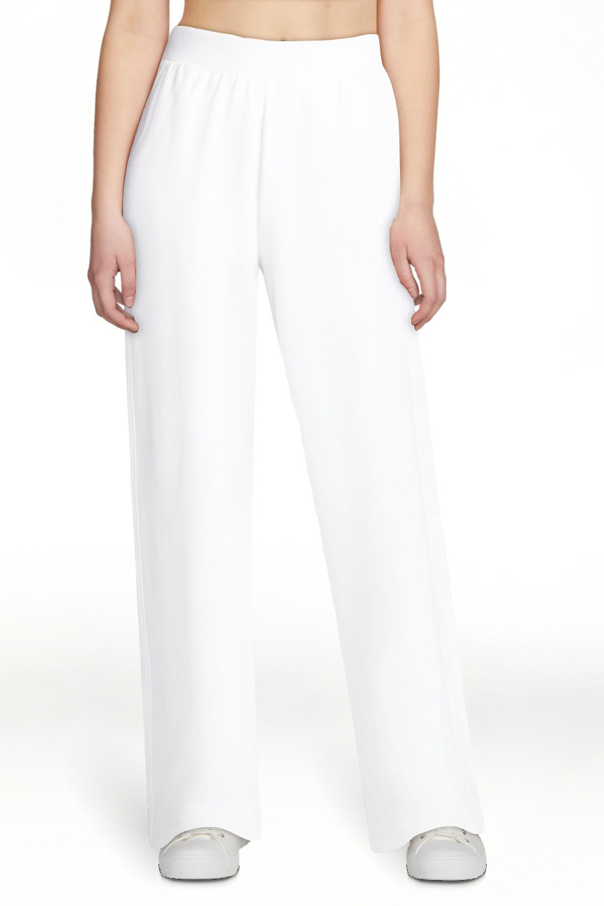 Athletic Works Women's and Women's Plus French Terry Wide Leg Pants, 31" Inseam, Sizes XS-4X | Walmart (US)