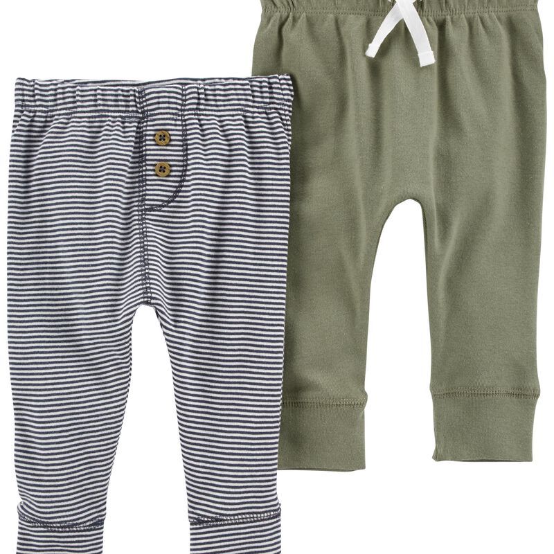 Baby 2-Pack Cotton Pants | Carter's