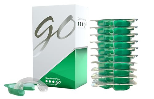 Opalescence Go 10% - Prefilled Teeth Whitening Trays Kit (10 Treatments) - 10% Hydrogen Peroxide - Mint Made by Ultradent Products. Go Teeth Whitening Kit -Mint- GO10-5193-1 | Amazon (US)