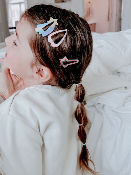 Little girl hairstyle Inspo easy hair bubble hair unicorn clips 

#LTKfamily #LTKbeauty #LTKkids