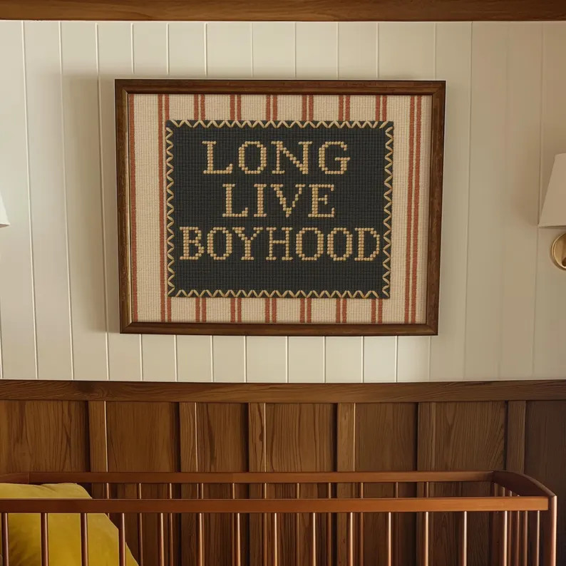 Long Live Boyhood Print \u2219 Vintage Boy Nursery Room Art \u2219 Printable Digital Download - E... | Etsy (Global)