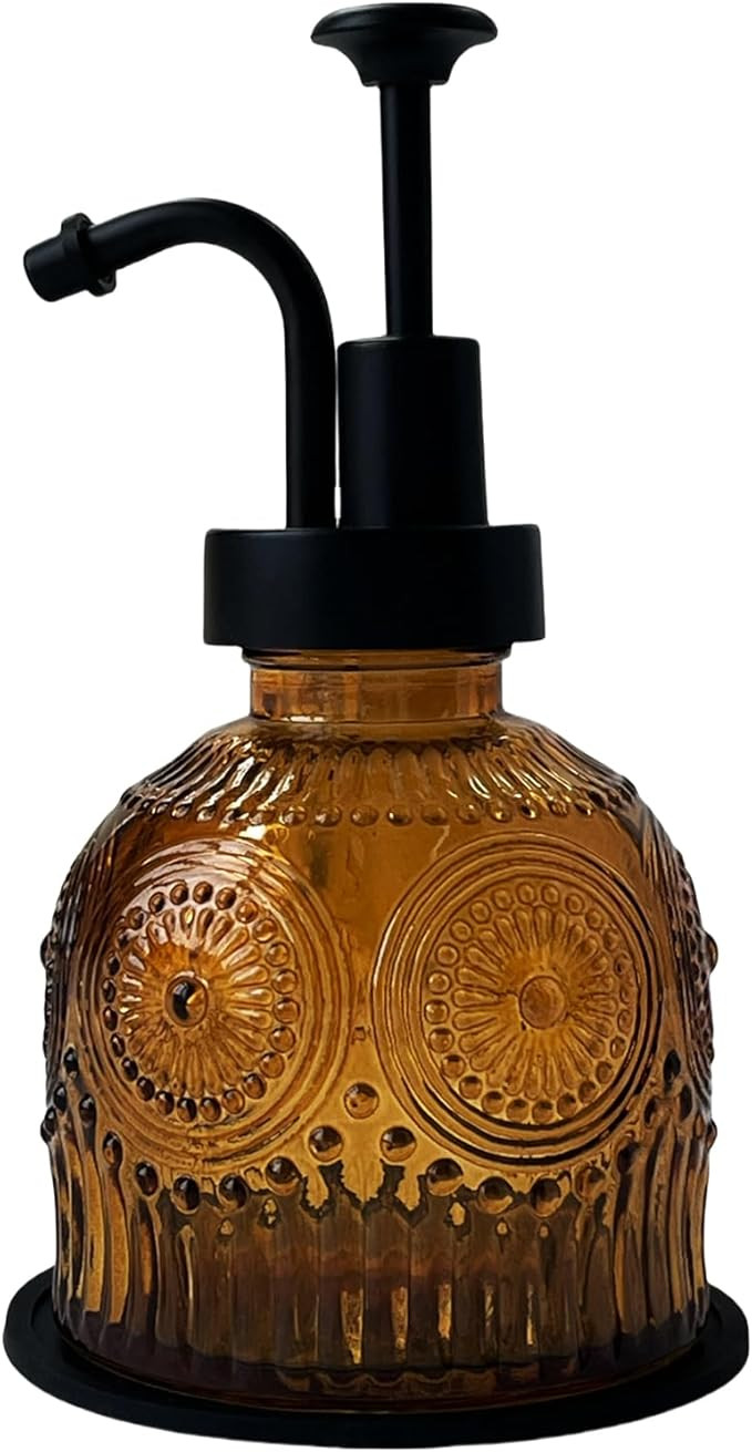 Vintage Soap Dispenser for Bathroom,Glass Kitchen Soap Dispenser with Pump,Farmhouse Antique,Cute... | Amazon (US)