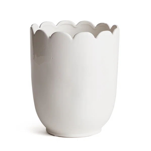 Mirabelle Scalloped Edge Cachepot | Wayfair North America