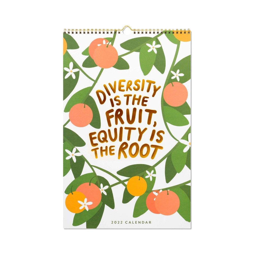 2022 Wall Calendar Diversity is the Fruit - DesignWorks Ink | Target