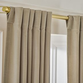 Cotton Velvet Curtain | West Elm (US)