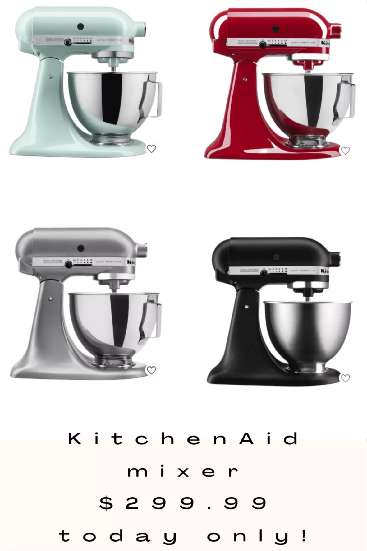 Kitchenaid Ultra Power Plus 4.5qt Tilt-head Stand Mixer - Matte Black Ksm96  : Target