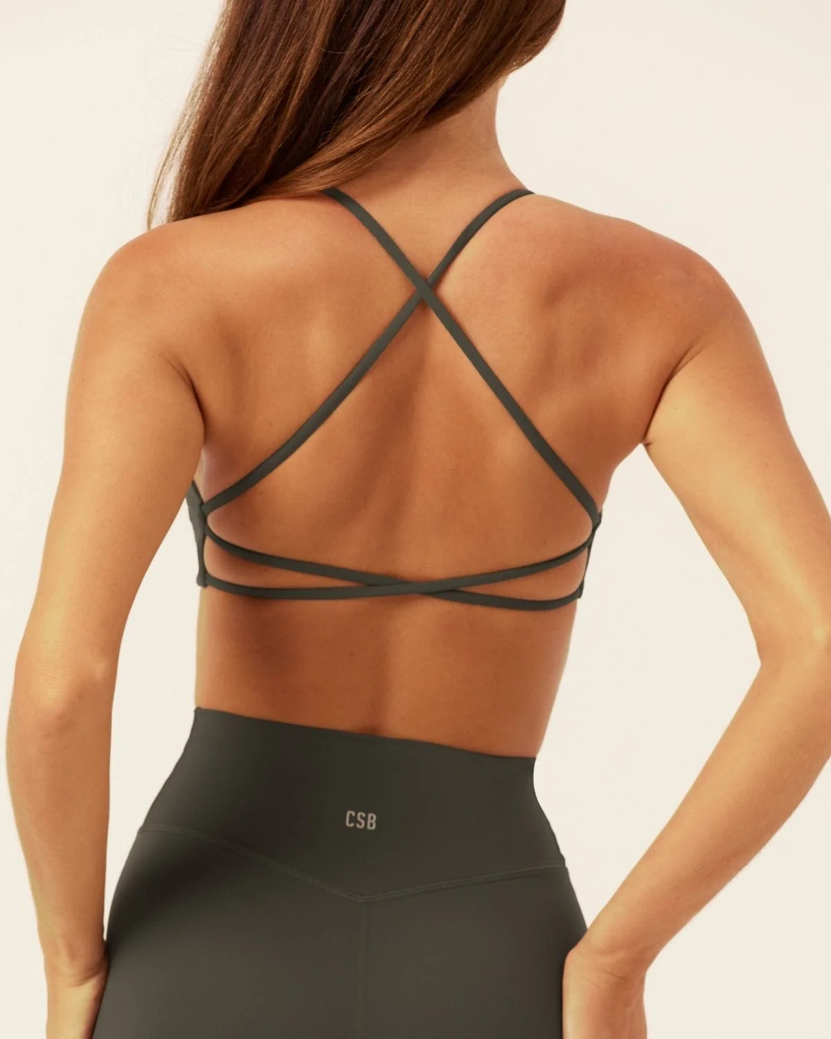 Fade Lexi Support Crop | Deep Olive | Crop Shop Boutique AU