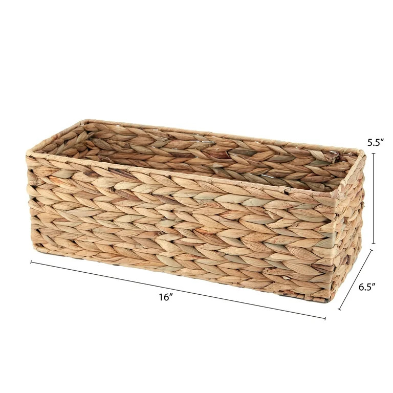 Better Homes & Gardens Brown Hyacinth Organizer Basket | Walmart (US)