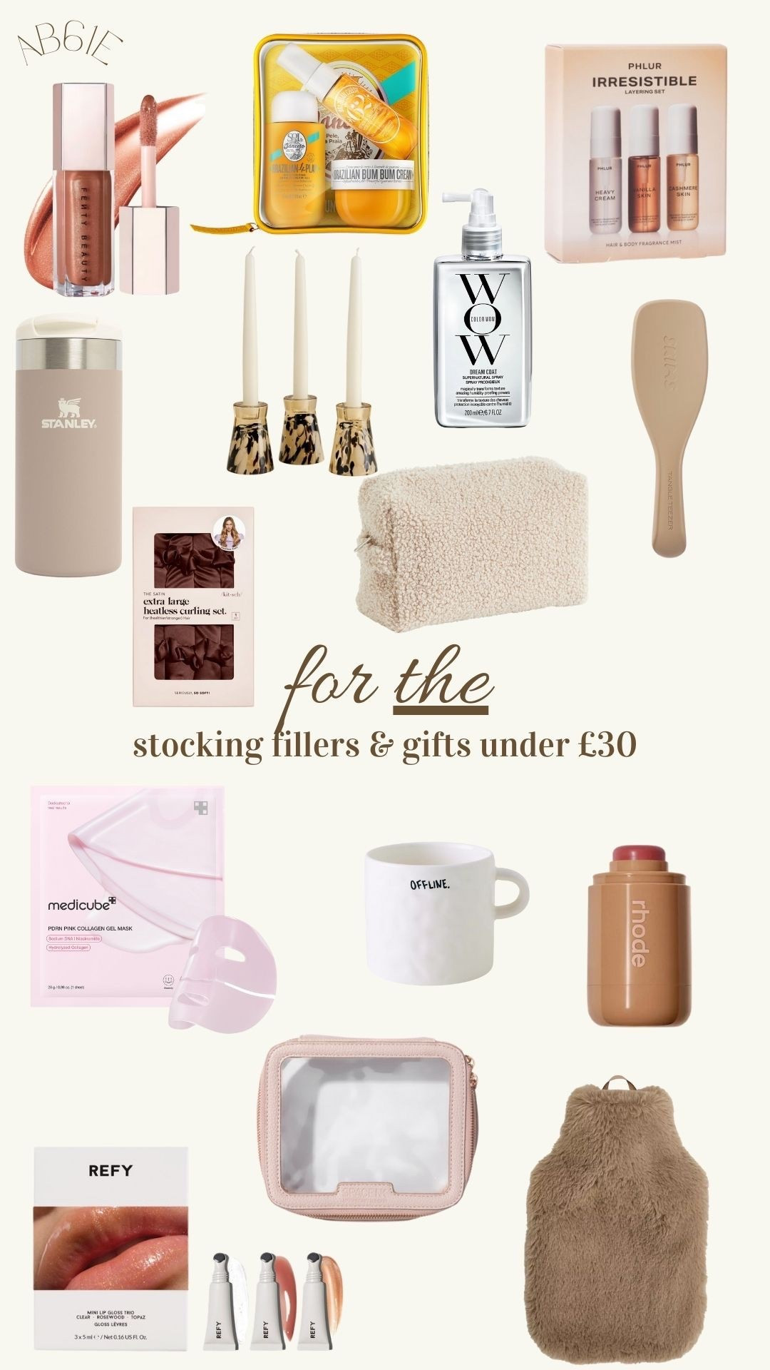 christmas gift guides 🤍 stocking fillers and gifts under £30 

#LTKgiftguide