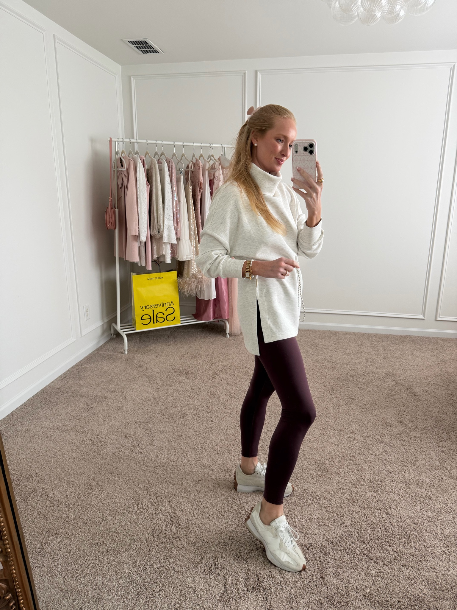 My favorite athleisure piece from the Nordstrom anniversary sale is this pullover! Wearing a small. The leggings are very comfy but they’re a little high waisted for my torso. Wearing a smalll

#LTKSaleAlert