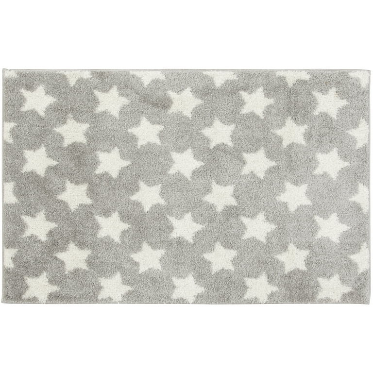 Mainstays 36"x56" Gray Rising Star Indoor Area Rug | Walmart (US)