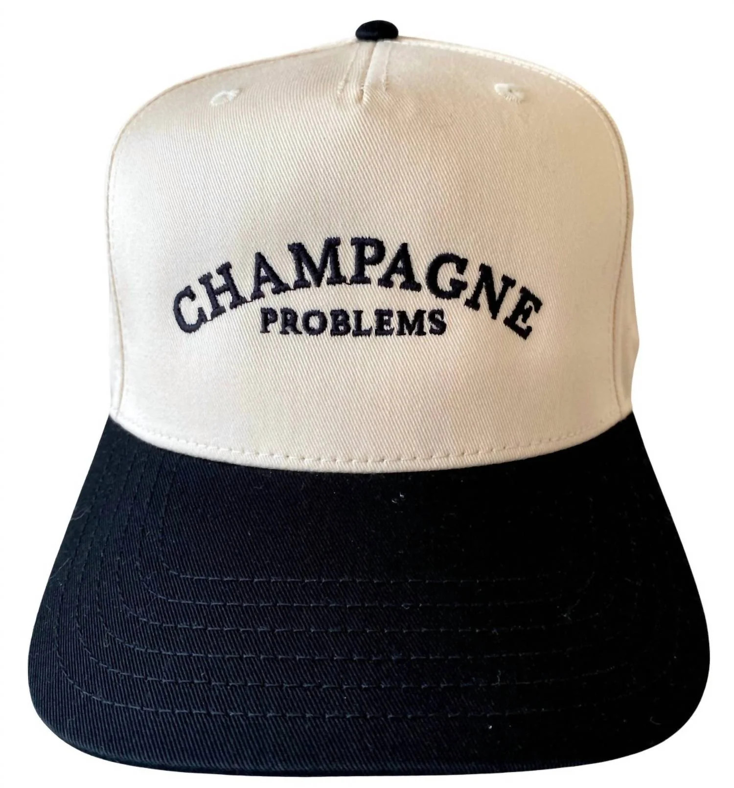 Champagne Problems Vintage Hat In Tan/black | Shop Simon