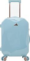 kensie Women's Only Shiny Diamond Hardside Spinner Luggage Set, Sky Blue, Carry-On 20-Inch | Amazon (US)