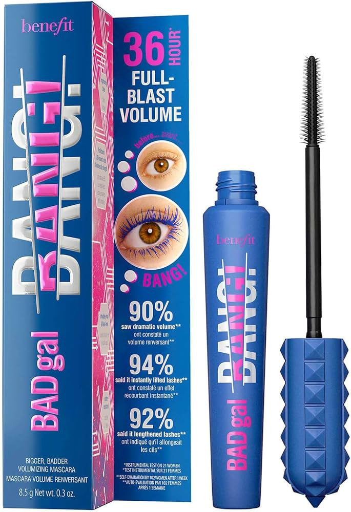 Benefit Cosmetics BADgal BANG! Volumizing Mascara Brightening Blue – 0.30 oz/ 8.5 g | Amazon (US)