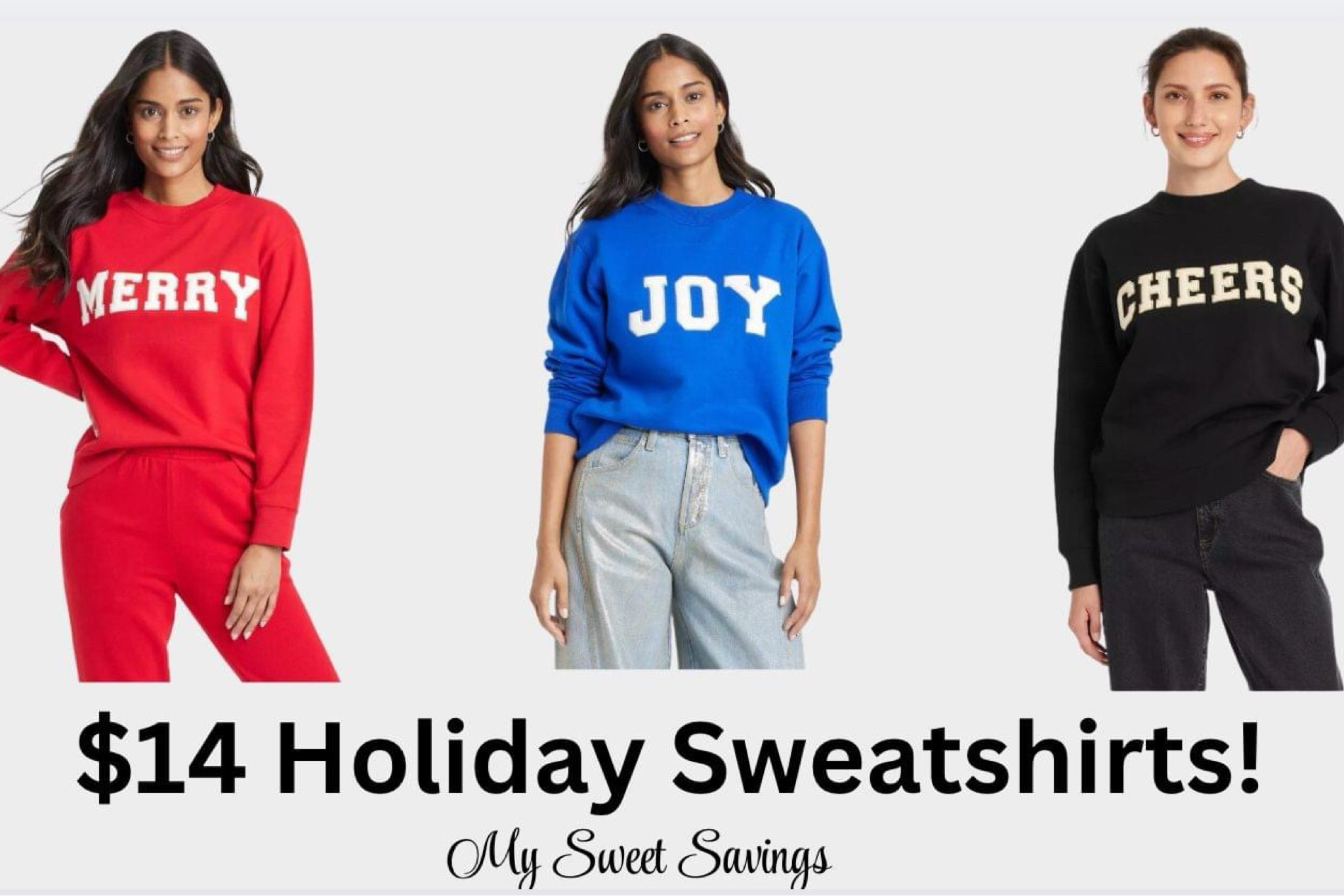 The cutest $14 Holiday sweatshirts! 🎄❤️🎅🔔

#LTKSeasonal #LTKHoliday