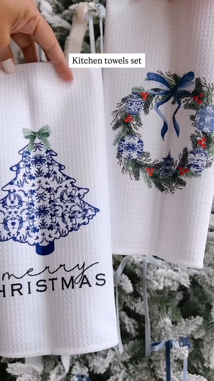 Amazon holiday decors! Amazon home - Amazon finds- dusty blue and gold decor

#LTKFindsUnder100 #LTKVideo #LTKHoliday