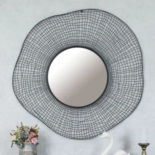 Dalia Metal Wire Frame Electric Wall Mirror | Wayfair North America
