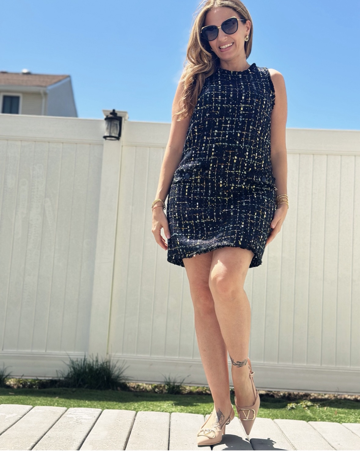 Found the most perfect tweed dress on SALE! 
L’agence is such a well made brand so whenever something is on sale from them I jump on it! 

#LTKWorkwear #LTKSaleAlert #LTKOver40