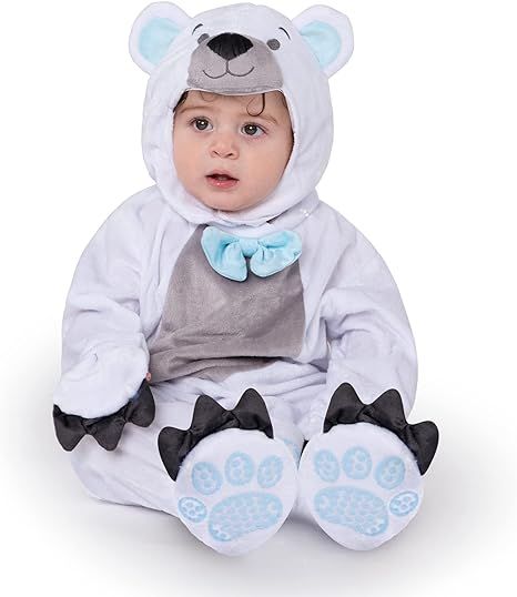 Spooktacular Creations Halloween Baby Polar Bear Costume, Unisex Baby Toddler Onesie Jumpsuit for... | Amazon (US)