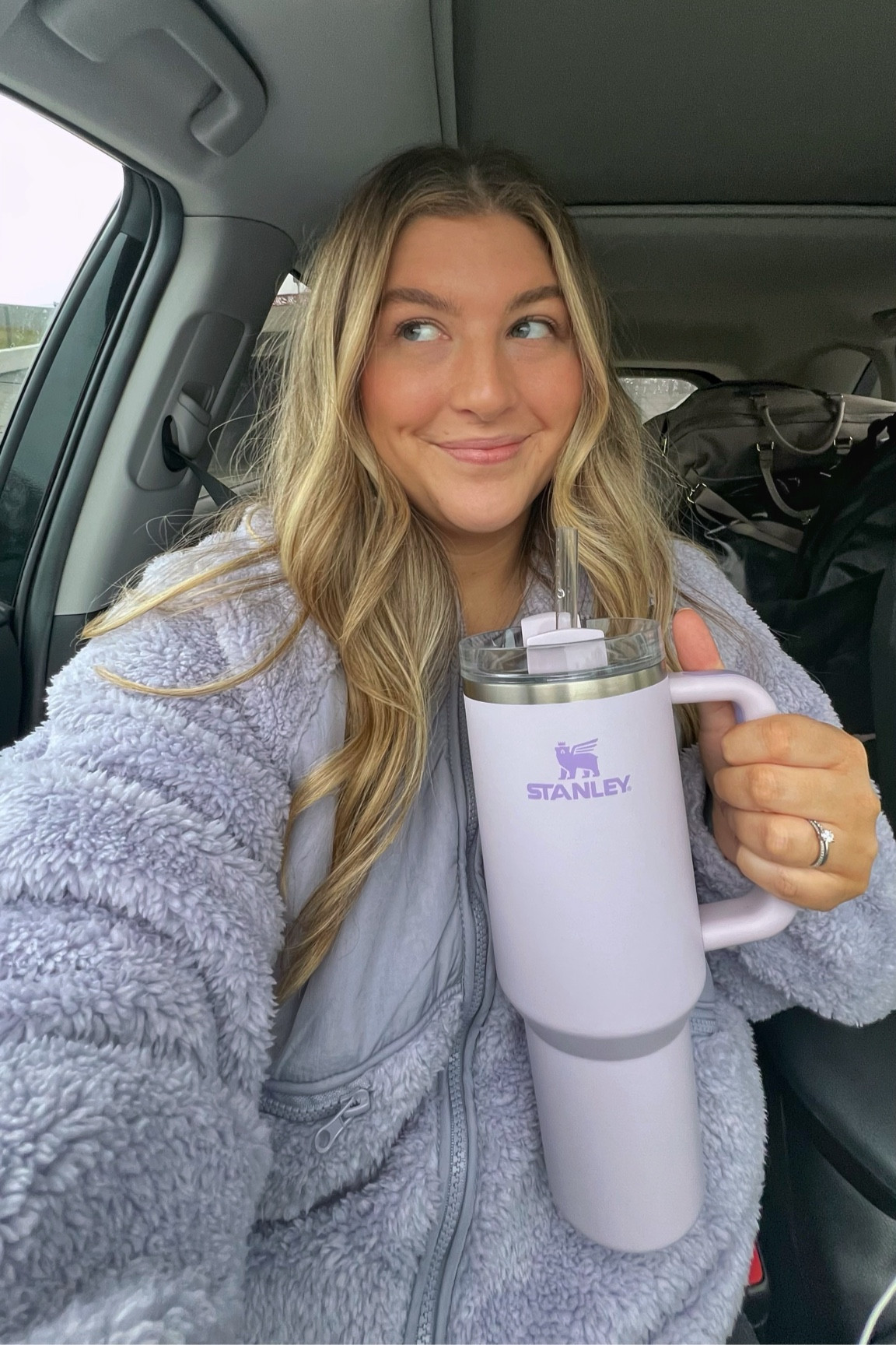 Urban outfitters jacket(wearing size L)  & Stanley cup 