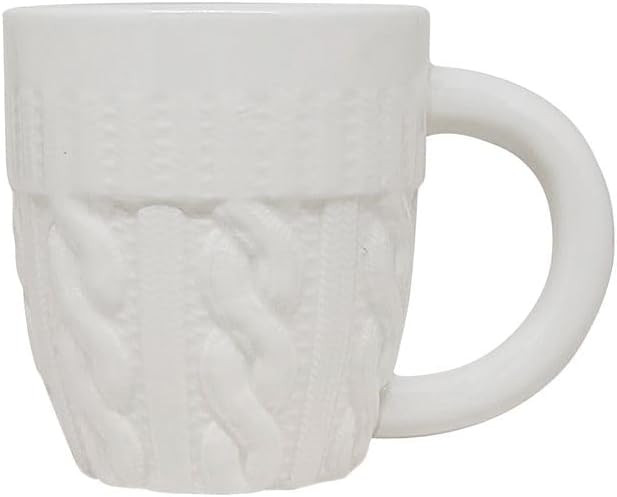 Sweet Water Decor Cream Sweater Coffee Mug, 17oz Ceramic Christmas Mug, Dishwasher & Microwave Sa... | Amazon (US)