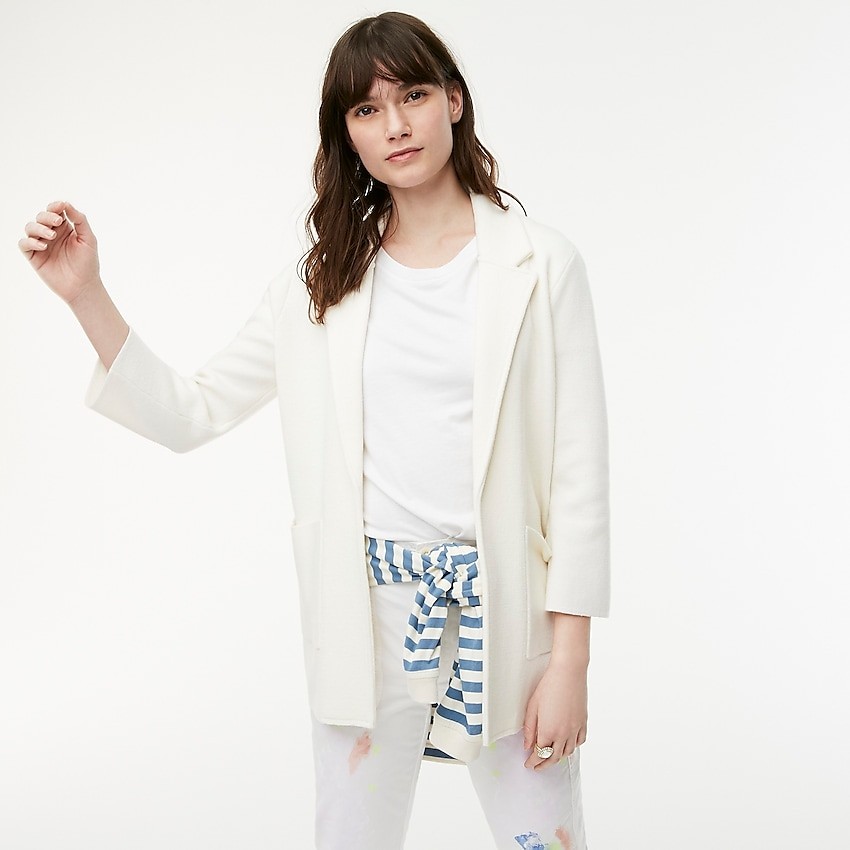 Sophie open-front sweater-blazer | J. Crew US
