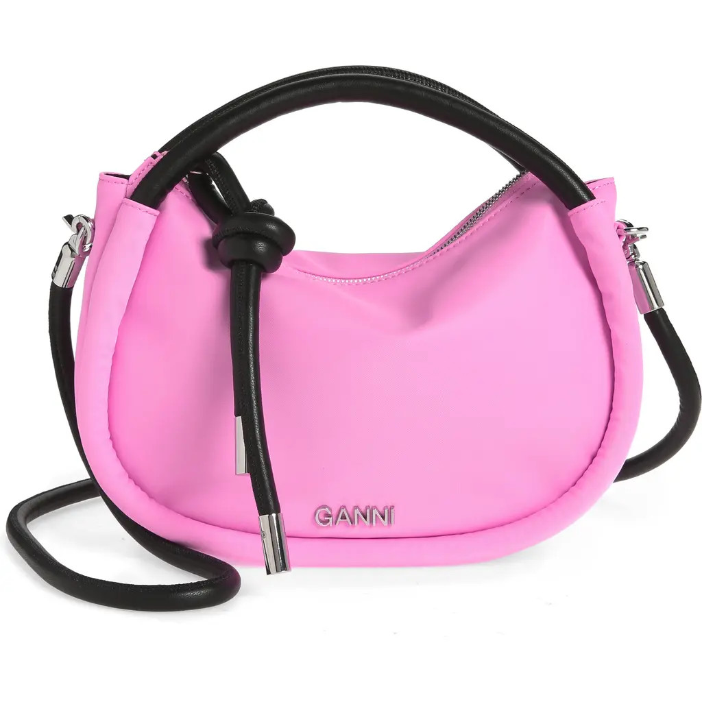 Ganni Mini Knot Bag in Cyclamen at Nordstrom | Nordstrom