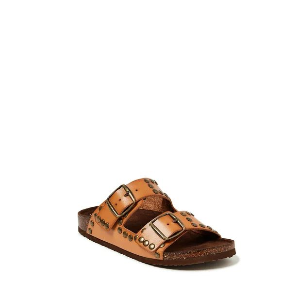 Scoop Women's Studded Footbed Two Strap Sandal | Walmart (US)