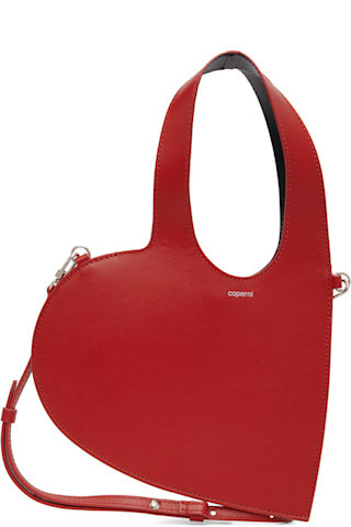 Red Crossbody Baby Heart Tote Bag | SSENSE