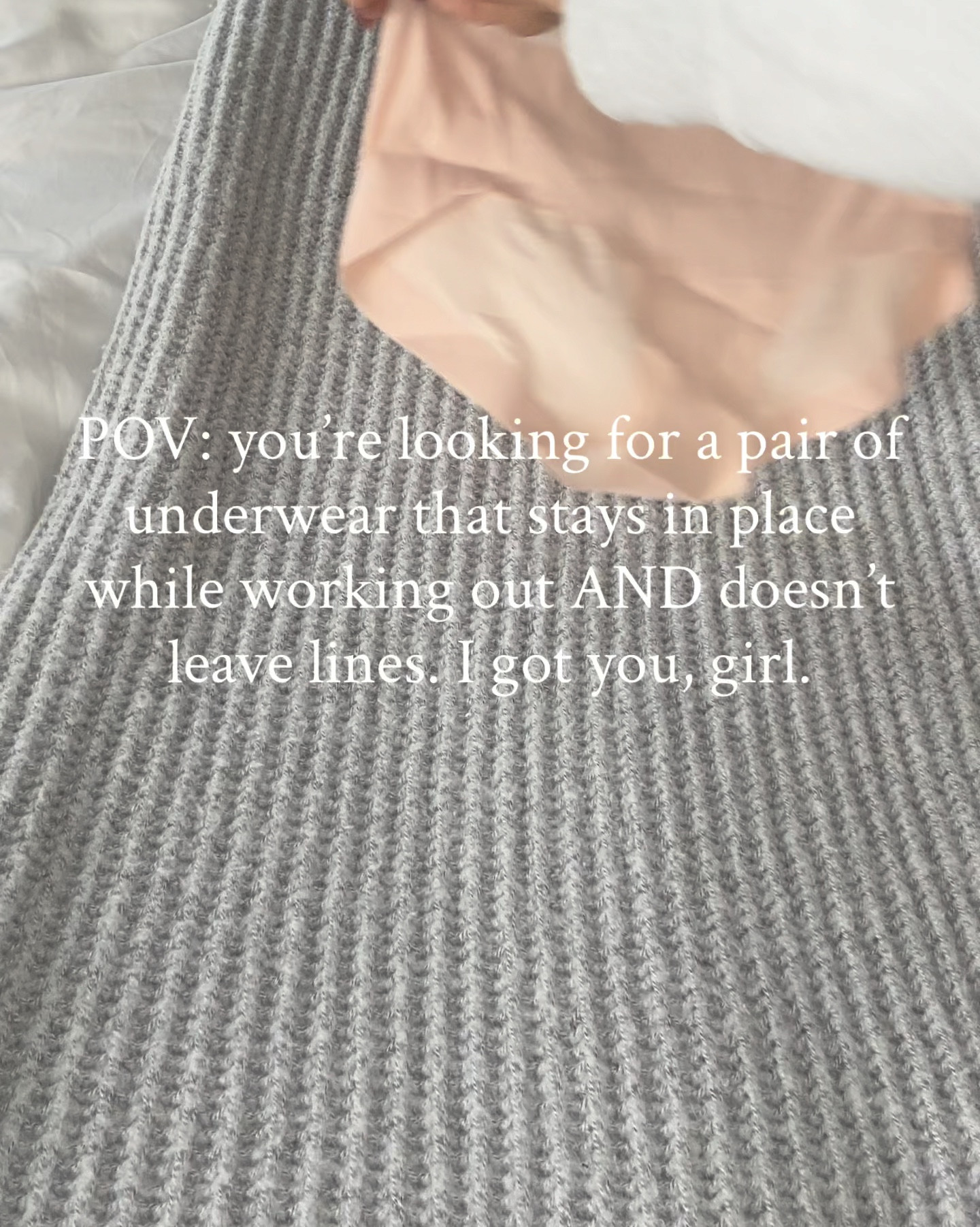 Confidence starts underneath! I finally found underwear that actually stays in place during my workouts! And bonus, no more worrying about 🐪🦶

Workout wear | underwear | seamless underwear | undies 

#LTKdayinmylife #LTKfitnessgoals #LTKActive