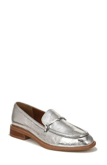SARTO by Franco Sarto Eda Loafer in Silver at Nordstrom Rack, Size 5.5 | Nordstrom Rack