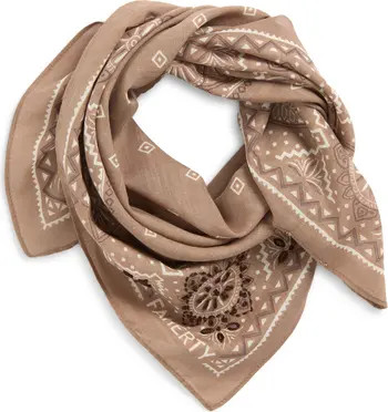 Star Geo Organic Cotton Bandana | Nordstrom