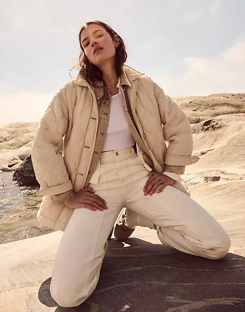 Airpuff Shirt-Jacket | Madewell
